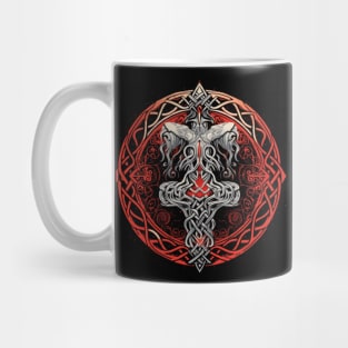 Viking Tattoo Celtic Knot Colorful Mug